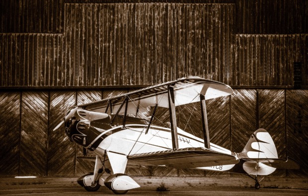 Doppeldecker Rundflug Weiden in der Ober...