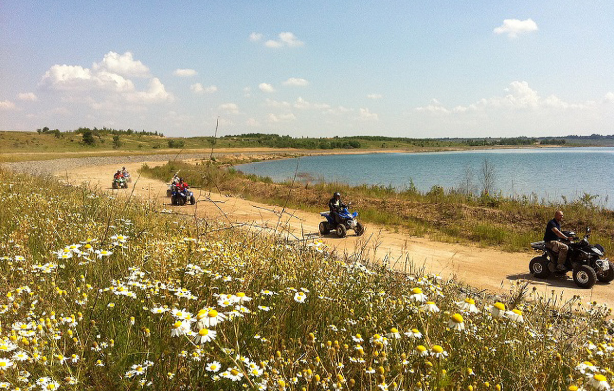 Quad Offroad Tour Neukieritzsch (Hainer See,Störmtaler See)