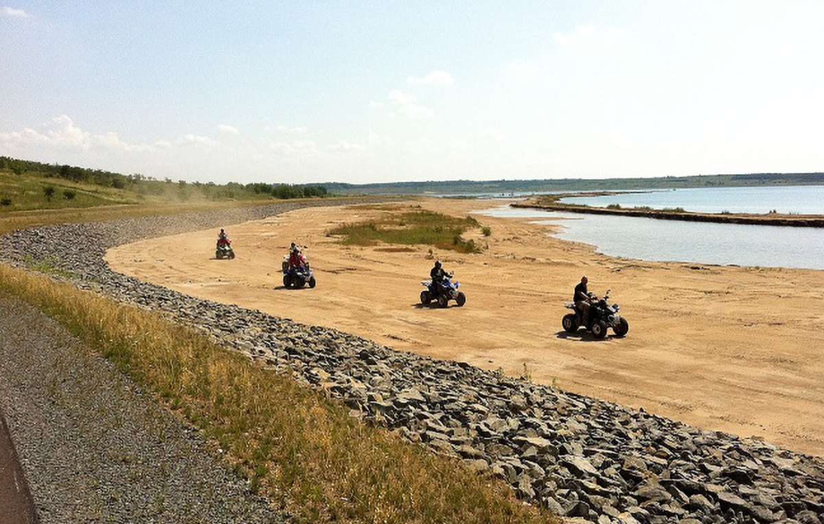 Quad Offroad Tour Neukieritzsch (Hainer See,Störmtaler See)