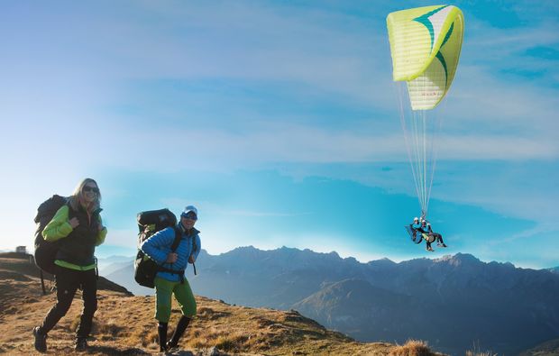 Gleitschirm Thermikflug Lienz Tirol 
...