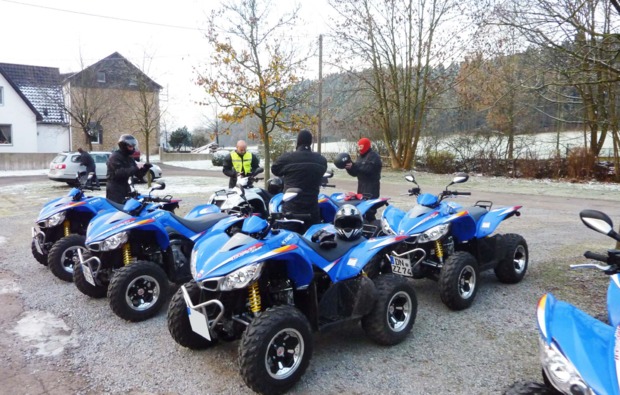 Quad-Wintertour Raum Düren in Nideggen