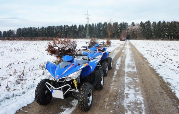 Quad-Wintertour Raum Düren in Nideggen