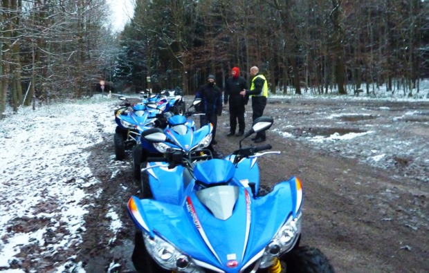 Quad-Wintertour Raum Düren in Nideggen