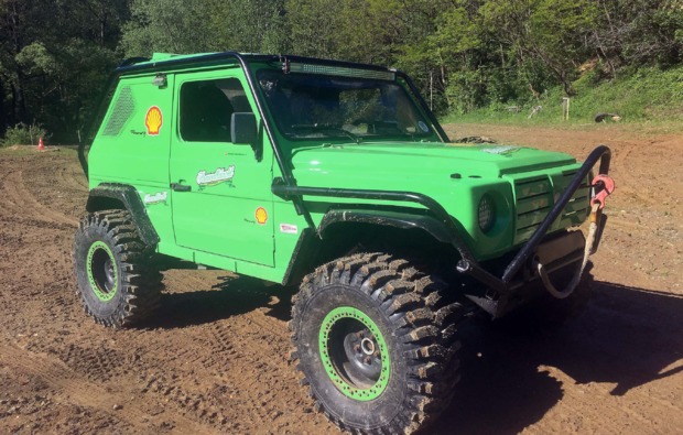 Mercedes Puch G offroad fahren in Voitsberg
