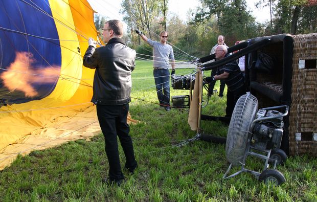 Ballonfahrt Rapperswil in Rapperswill...