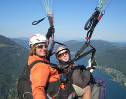 Gleitschirm Tandemflug Annenheim in Tref... Gleitschirm Tandemflug Annenheim in Tref...