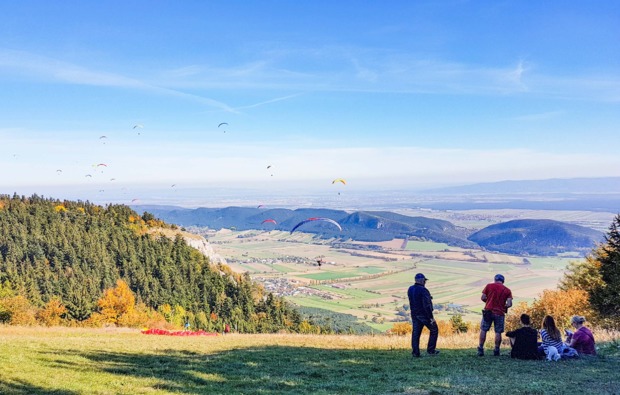 Gleitschirm Tandemflug Hohe Wand Nieder�...
