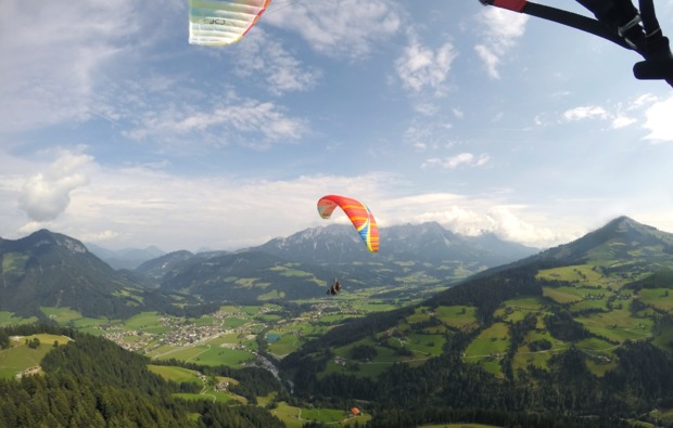 Gleitschirm Tandemflug Söll Tirol d...