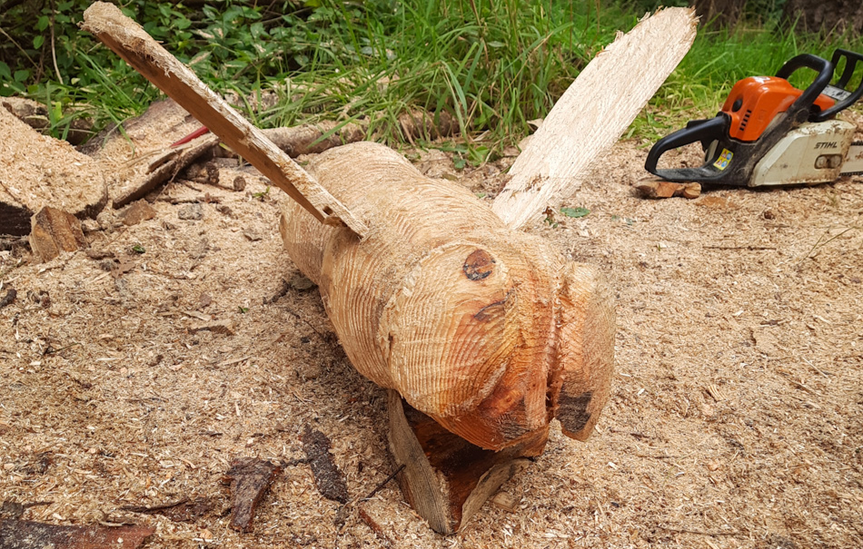 Bildhauer-Workshop  Schnitzen mit der Kettensäge Westerstede