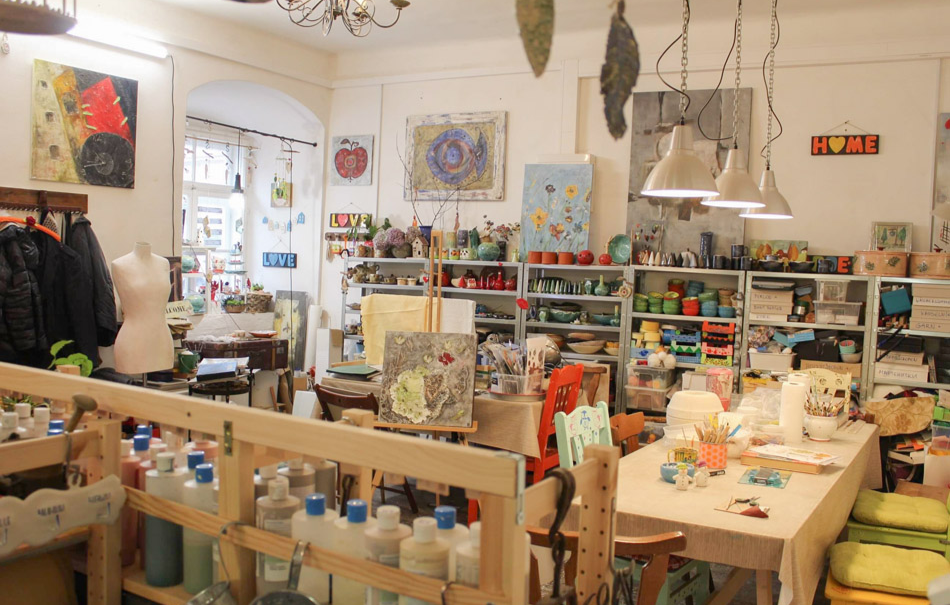 Malworkshop im Atelier Wien Malworkshop im Atelier Wien