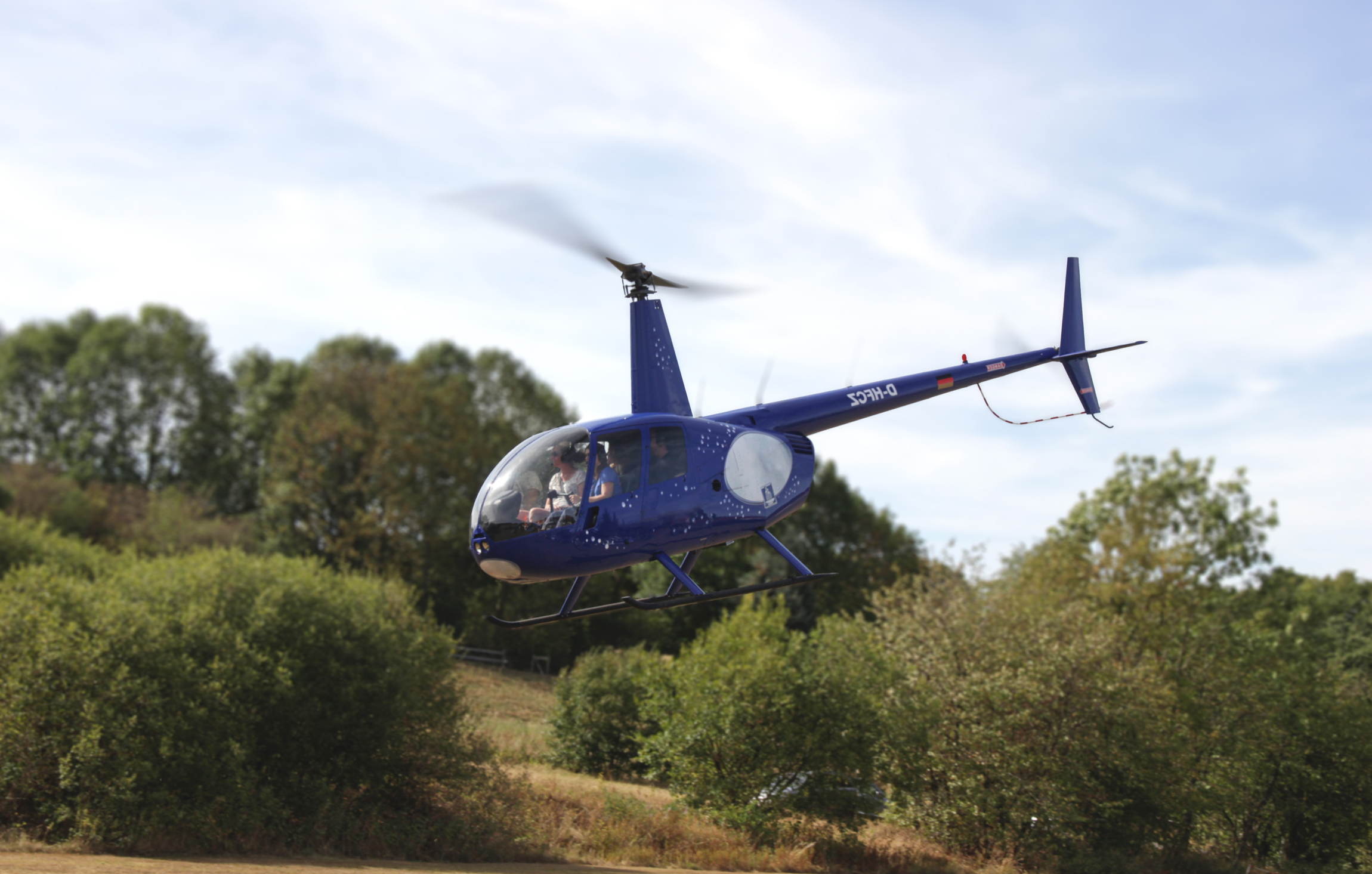 Romantik-Hubschrauber-Rundflug Giebelsta...