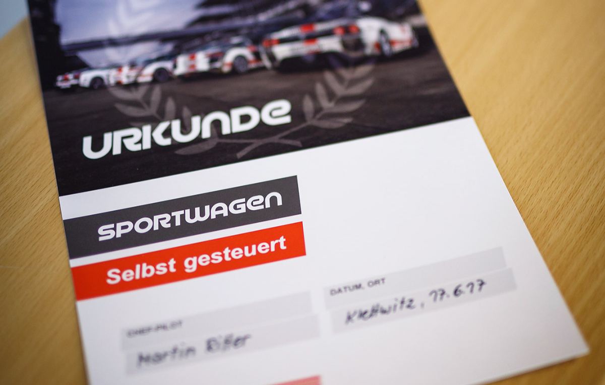 Motorsport Tag XXL Groß Dölln