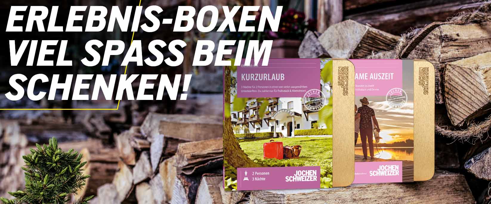Kurzurlaub Erlebnis-Boxen