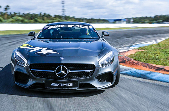 Mercedes AMG GT-S Renntaxi auf der Nordschleife