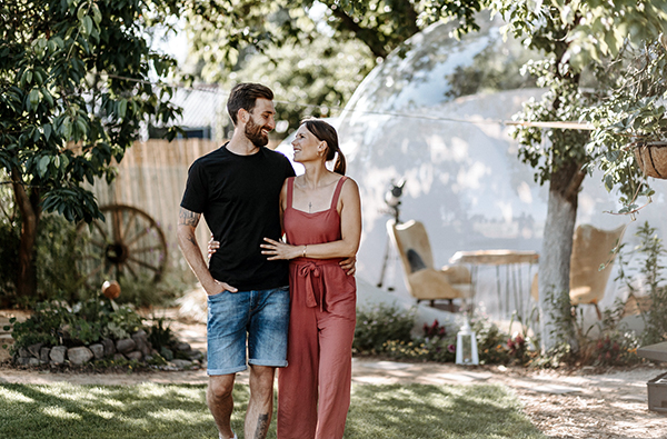 Übernachtung im Bubble Haus Zehdenick für 2 (1 Nacht)