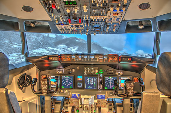 Boeing 737 Flugsimulator mit V...