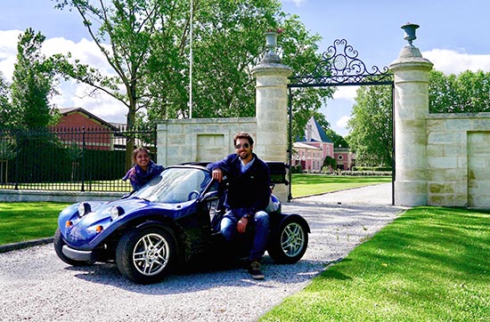 GPS-Rundfahrt im Buggy im Médoc für 2