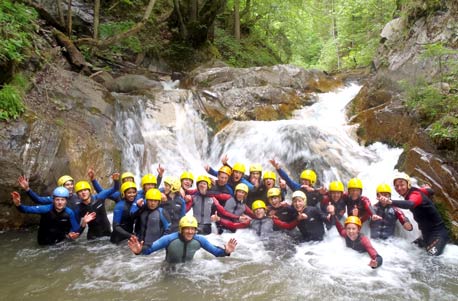 Canyoning für Kinder in Kärnte...