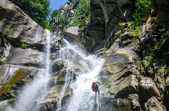 Camping-Kurztrip mit Canyoning am Gardasee