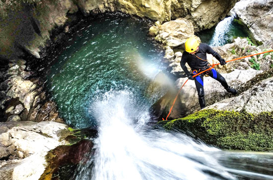 Canyoning für Fortgeschrittene in Vorarlberg