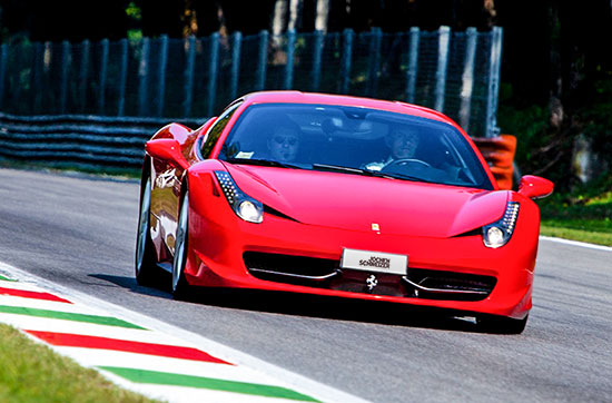 Ferrari F458 fahren Hockenheim...