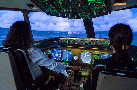 Flugsimulator Boeing 777 in Zü...