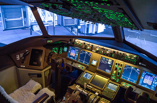 Flugsimulator Boeing 777 in Zü...