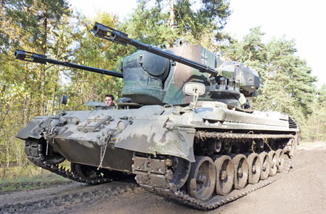 Gepard Flakpanzer fahren bei Osnabrück