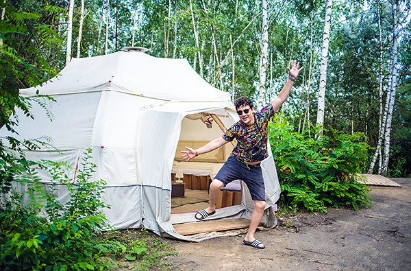 Glamping Zelt für 4 Camp Harle...
