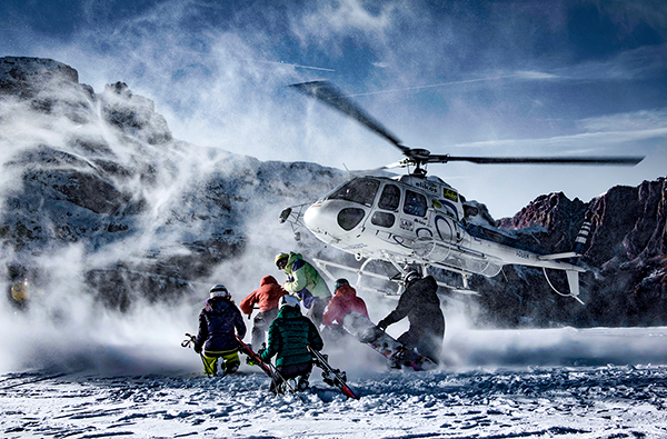 Heliskiing auf Südtirols Dolom...