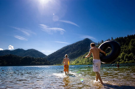 Kurzurlaub & E-Bike Tagesmiete in Oberbayern für 2 in Ruhpolding