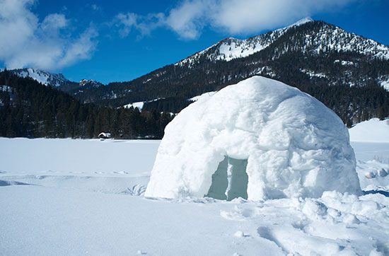 Iglu selber bauen mit Outdoork...