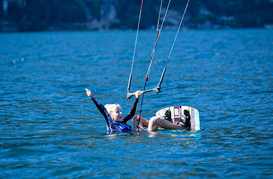 Aktiv-Wochenende mit Kitesurfen am Gardasee