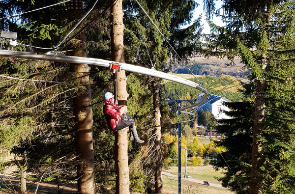 3 Tage Kurzurlaub im Erwachsenenhotel & Ziplinefahrt in Oberwiesenthal für 2 inkl. Frühstück