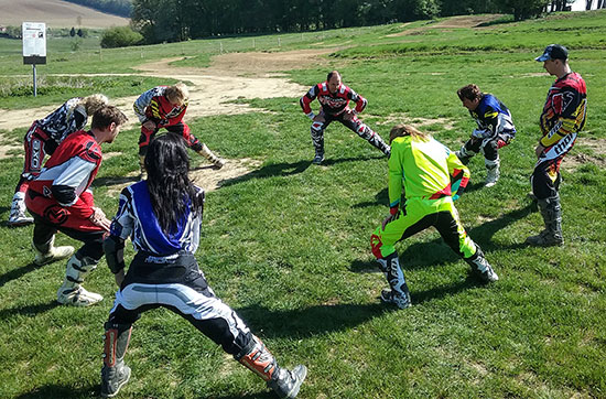 Motocross-Kurs für Motorrad-Neulinge bei Deggendorf 