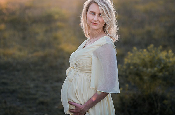 Outdoor Babybauch Fotoshooting...