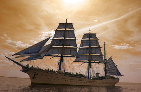 Traditioneller Abend-Segeltörn
