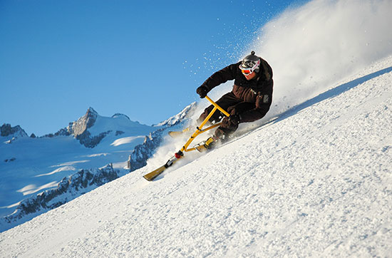 Snowbiking für 2