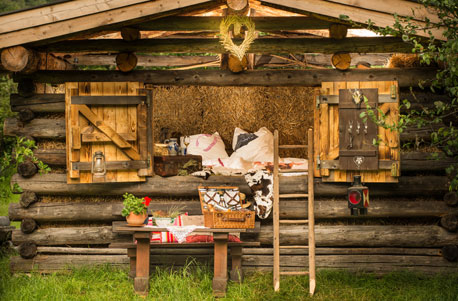 Übernachtung im Heustadl Raum St. Johann für 2 in Dorfgastein