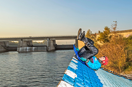 Waterramp-Action in Wien