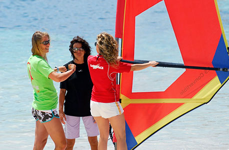 Windsurfen Grundkurs auf Mallo...