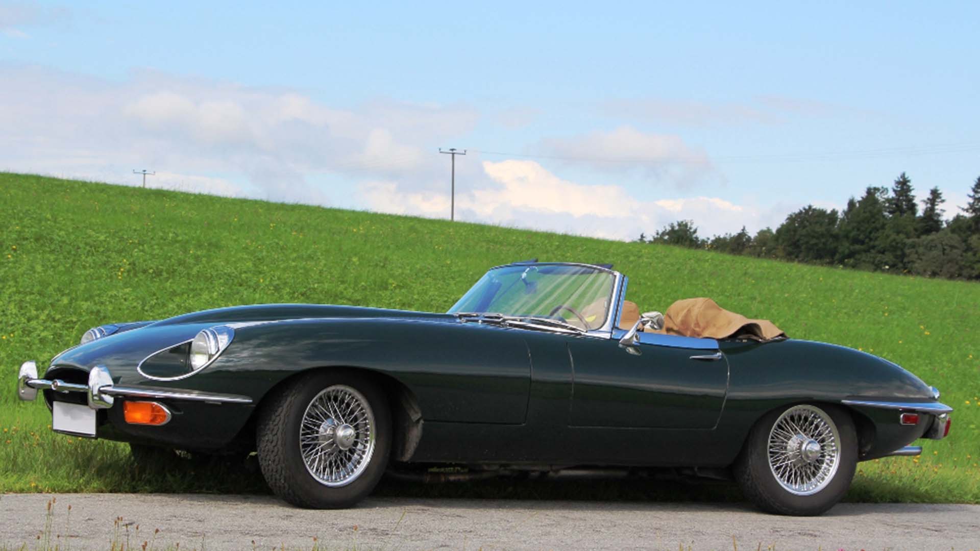 Oldtimer fahren München für 2 (Jaguar E-Type Serie II 4.2)