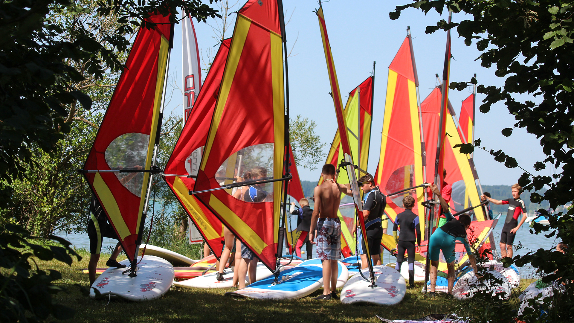 Windsurfen Kurs Starnberger See in Münsing