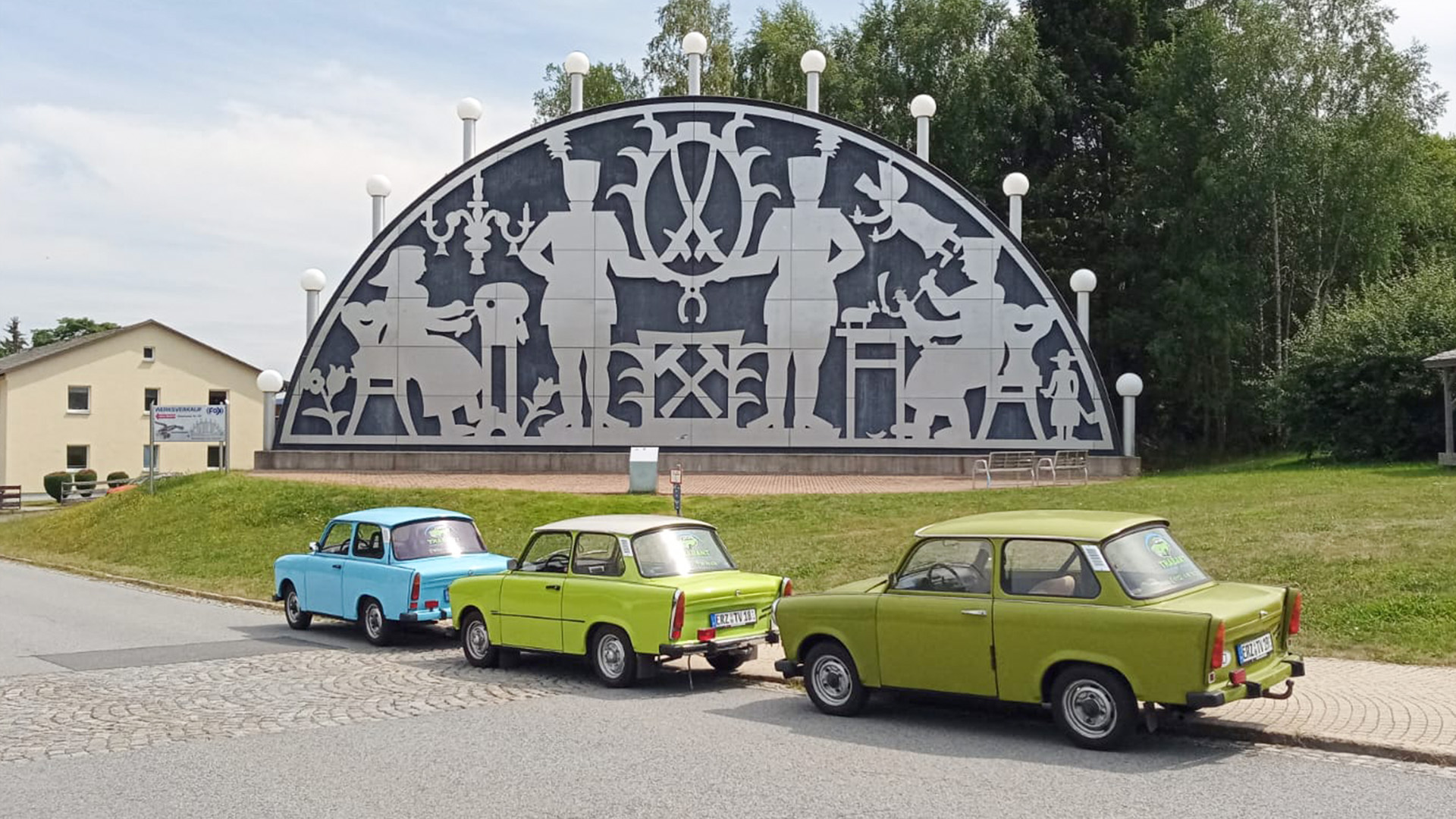 Trabi fahren Erzgebirge (10 Std.) in Annaberg-Buchholz