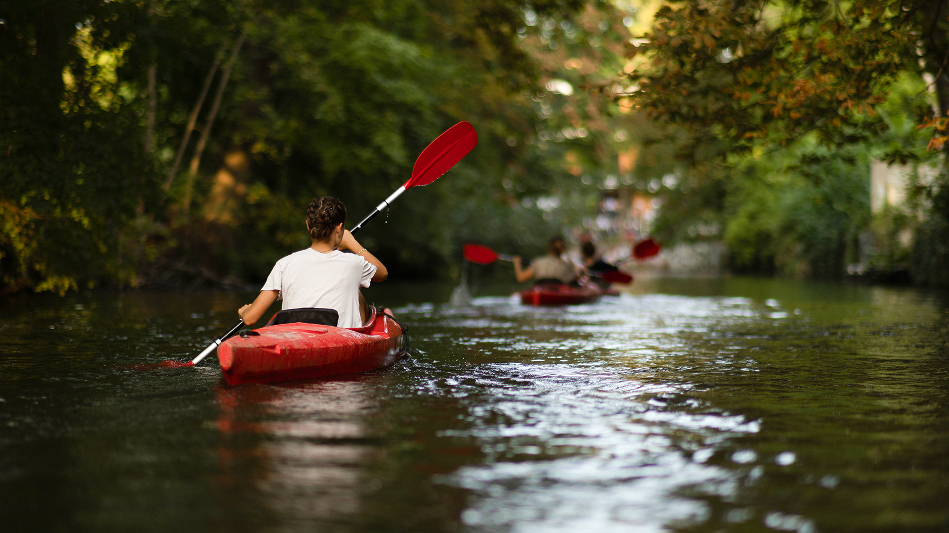 Kanutour Cospudener See in Leipzig