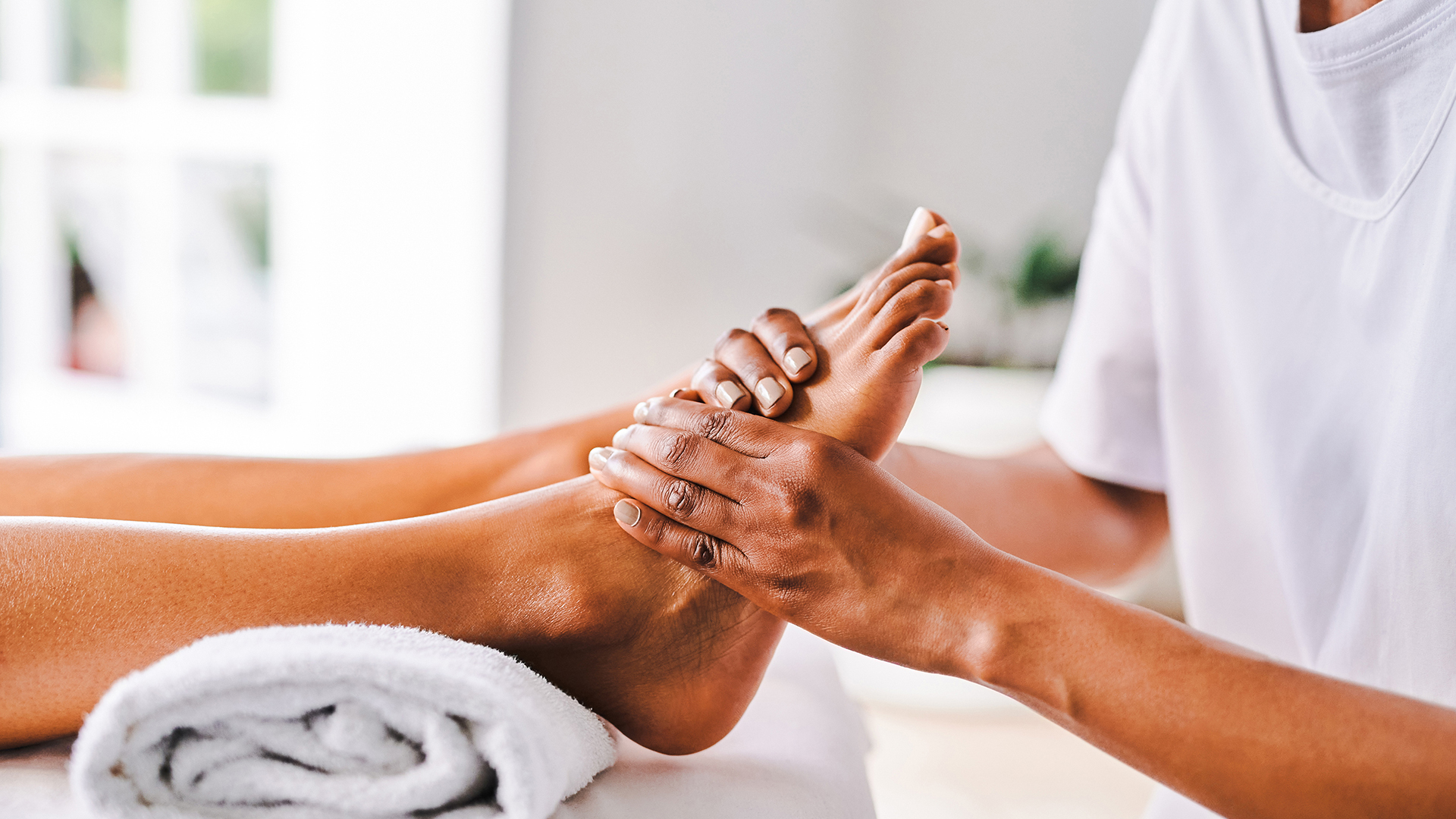 Fußreflexzonenmassagen