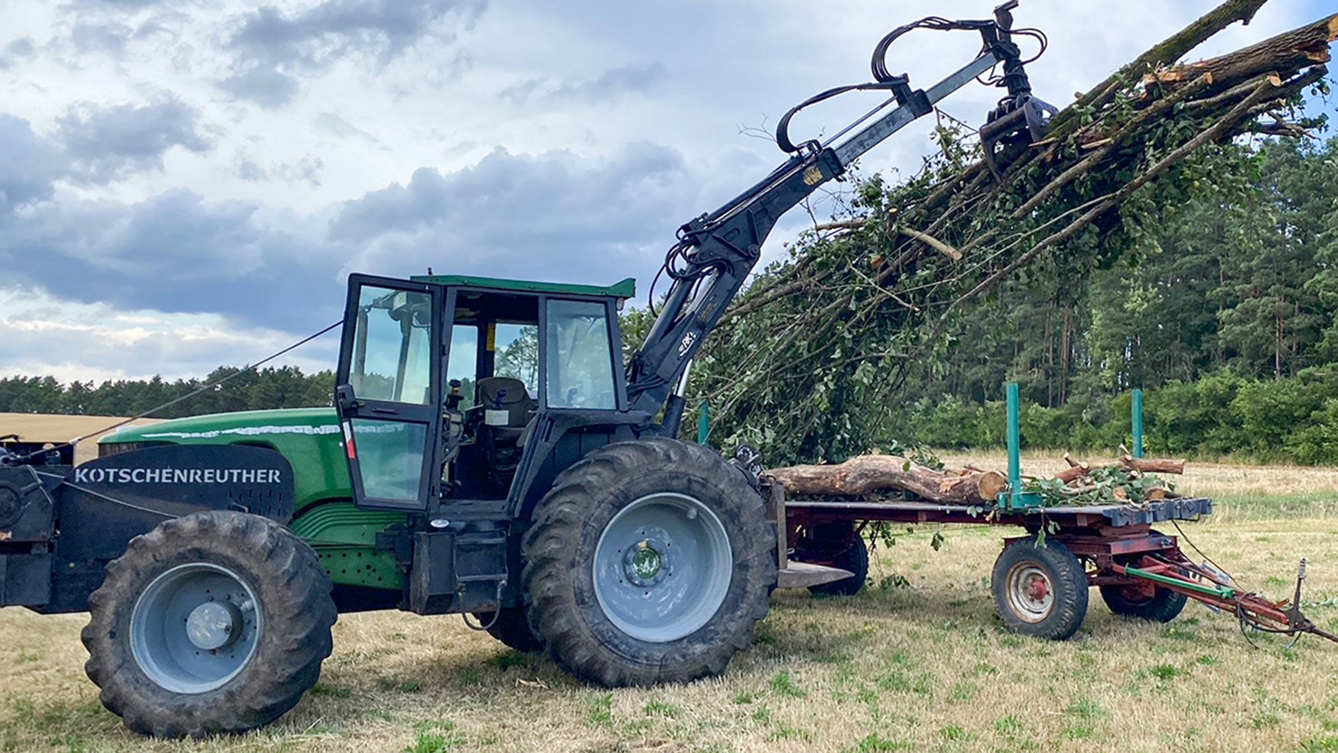 Forst Traktor fahren Kulmbach