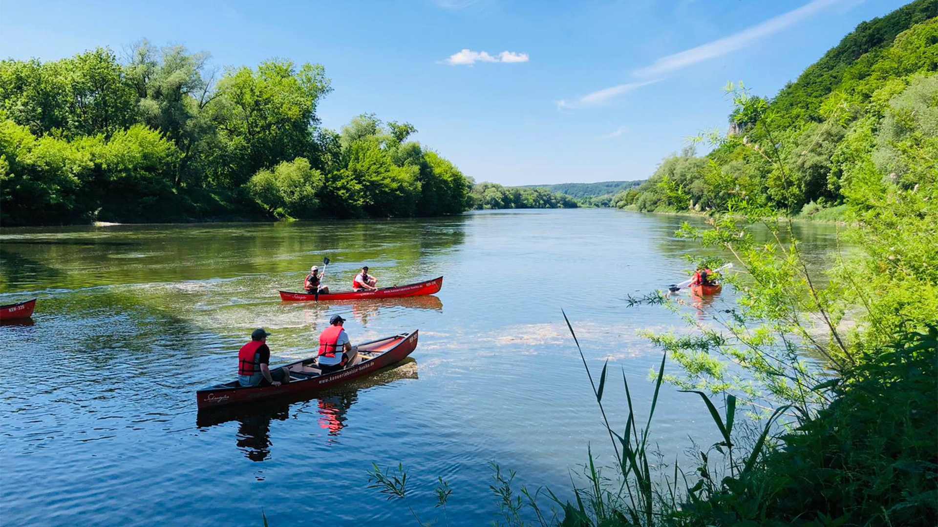 Kanufahrt Bad Abbach mit Aperol Spritz