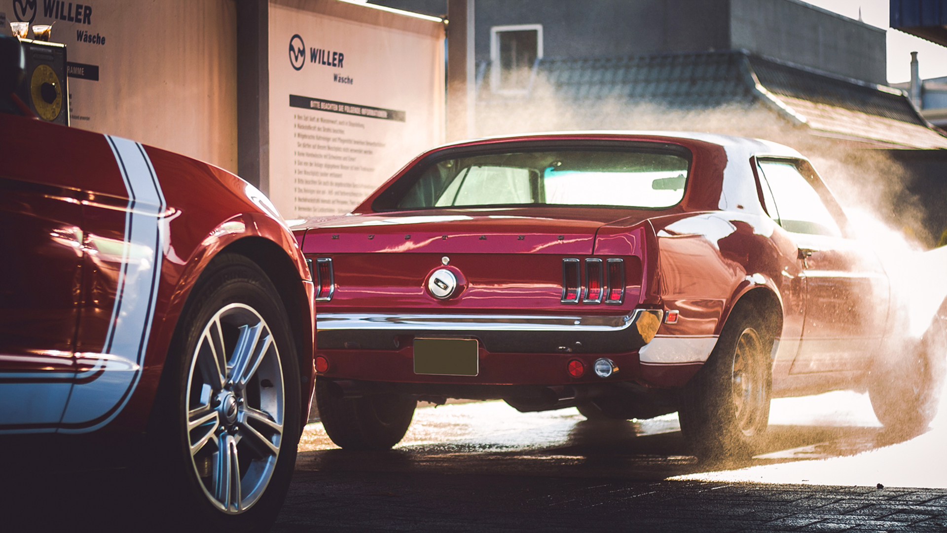 Ford Mustang Oldtimer Tagestour Wismar in Barnekow