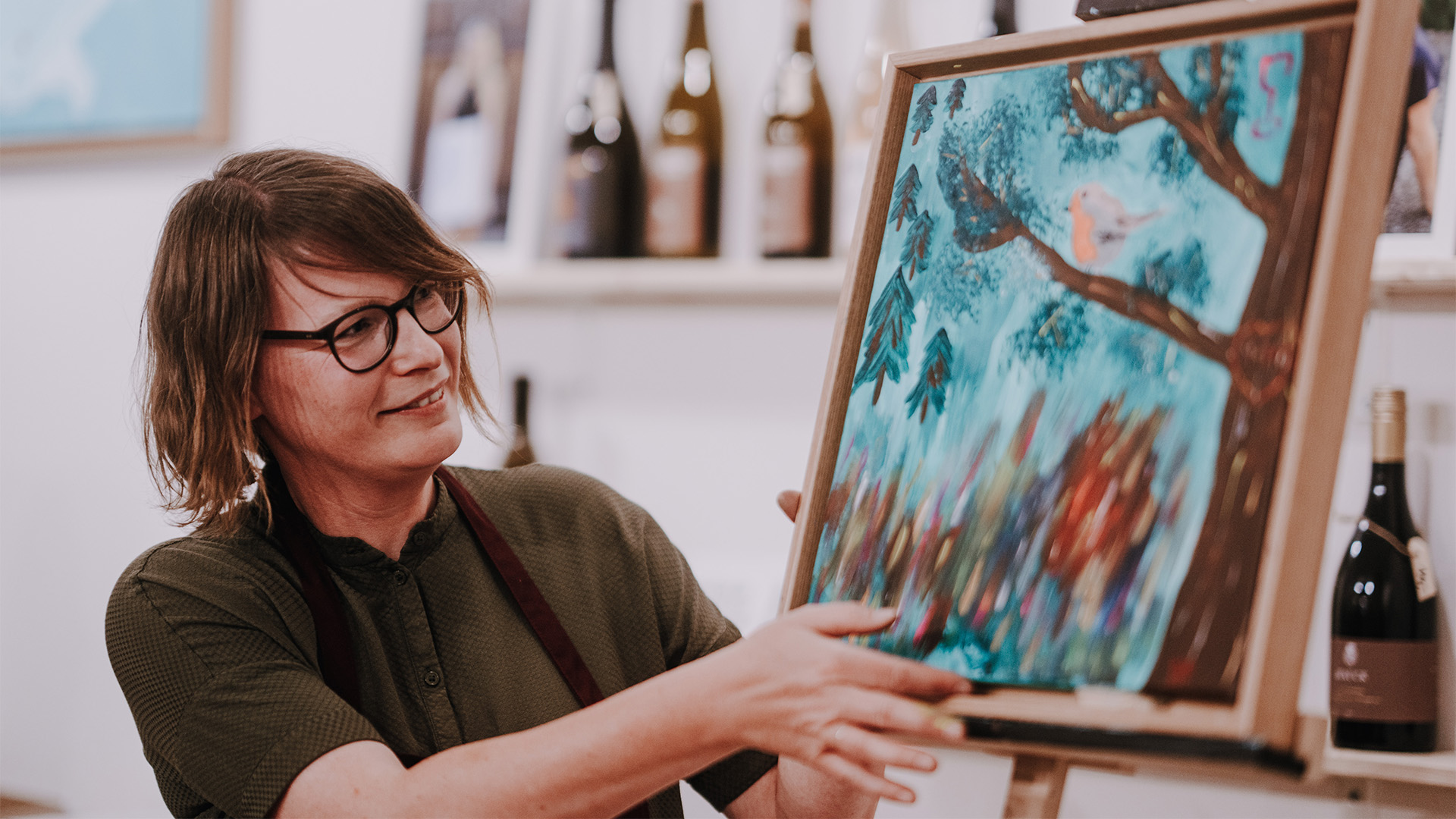 Weinprobe & Malkurs Frankfurt (Nordend) in Frankfurt am Main